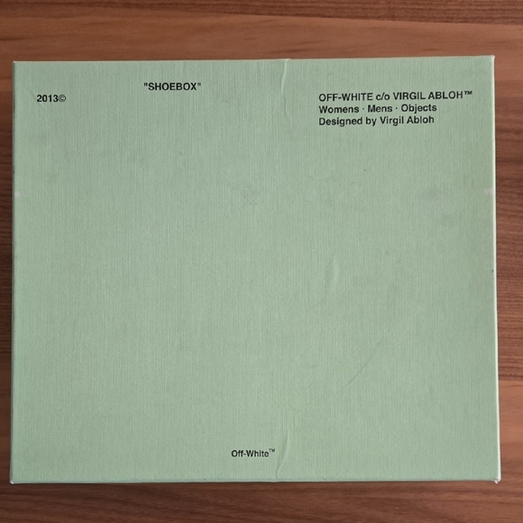 Off-White High-Top Sneakers with Orange Accents - Picture 13 of 15